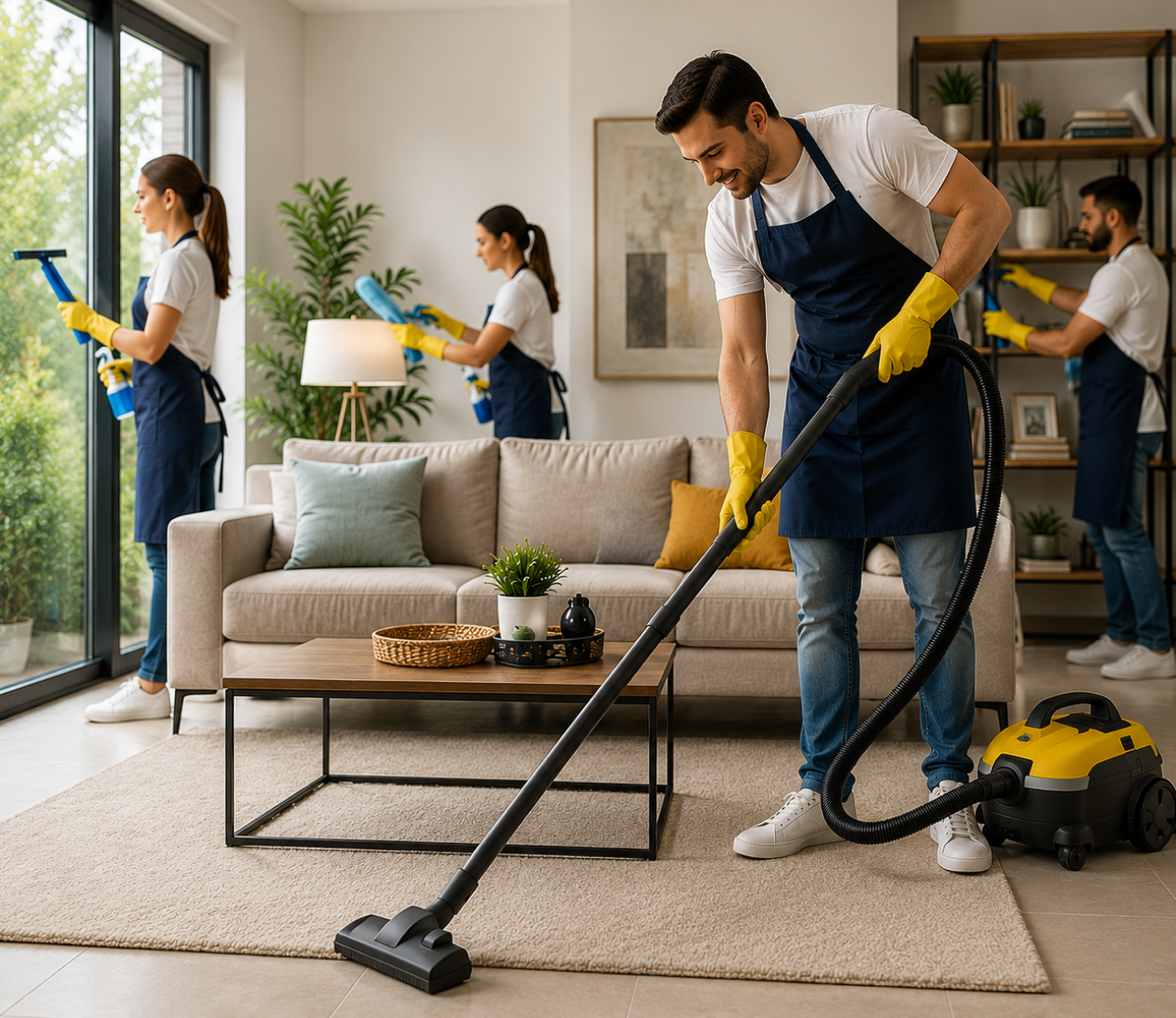 Sheng Bo Ni professional cleaning team in Singapore